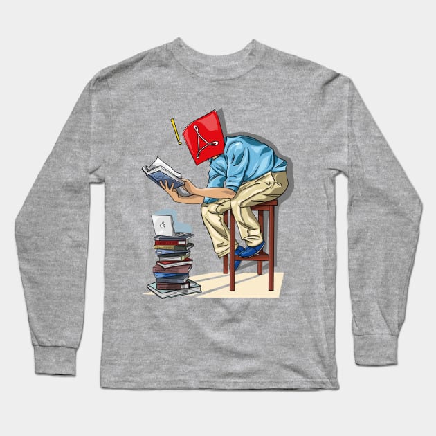 Adobe Acrobar Reader  - Roy Long Sleeve T-Shirt by FrojasoDesign